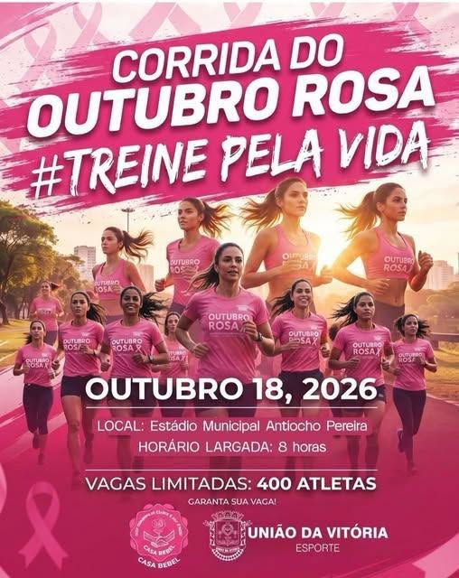 CORRIDA DE RUA OUTUBRO ROSA TREINE PELA VIDA