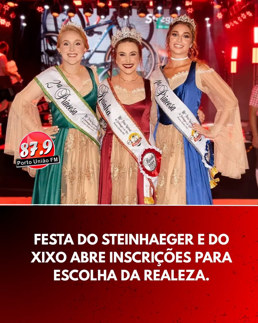 Inscrições para a Escolha da Realeza 2026 seguem até sexta-feira em Porto União