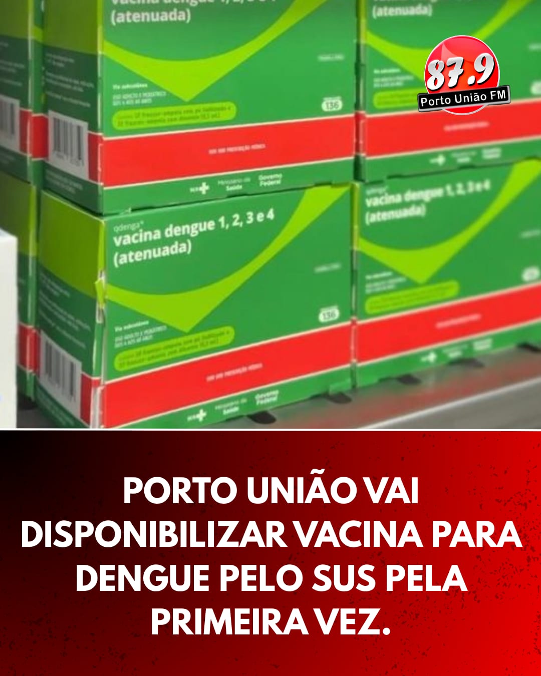Porto União disponibiliza vacina contra a dengue pelo SUS pela primeira vez