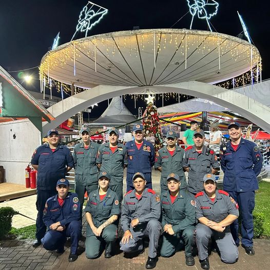 PRESENÇA DO CORPO DE BOMBEIROS DE PORTO UNIÃO NA  FESTA DO XIXO E DO STEINHAEGER