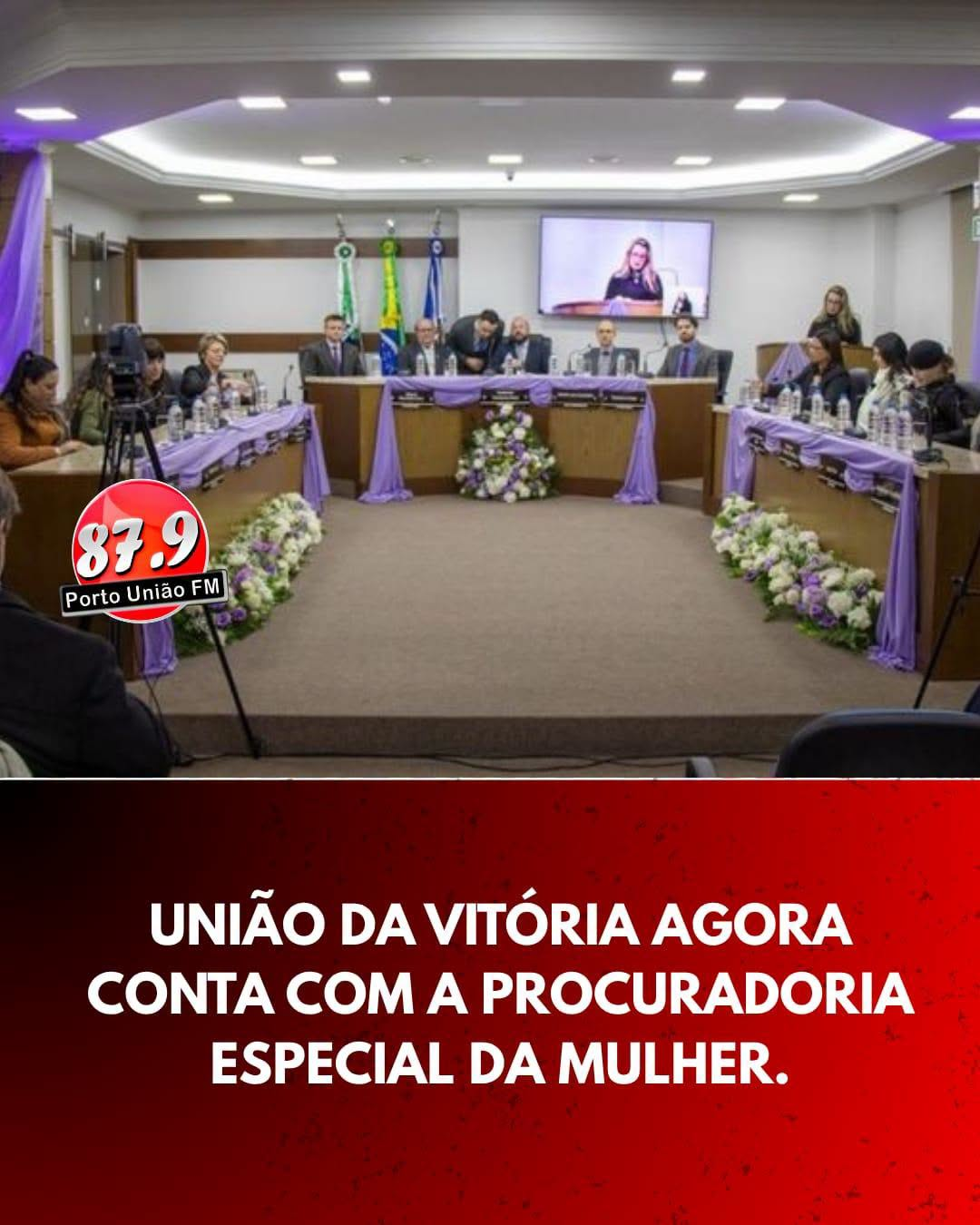 União da Vitória instala Procuradoria Especial da Mulher na Câmara de Vereadores