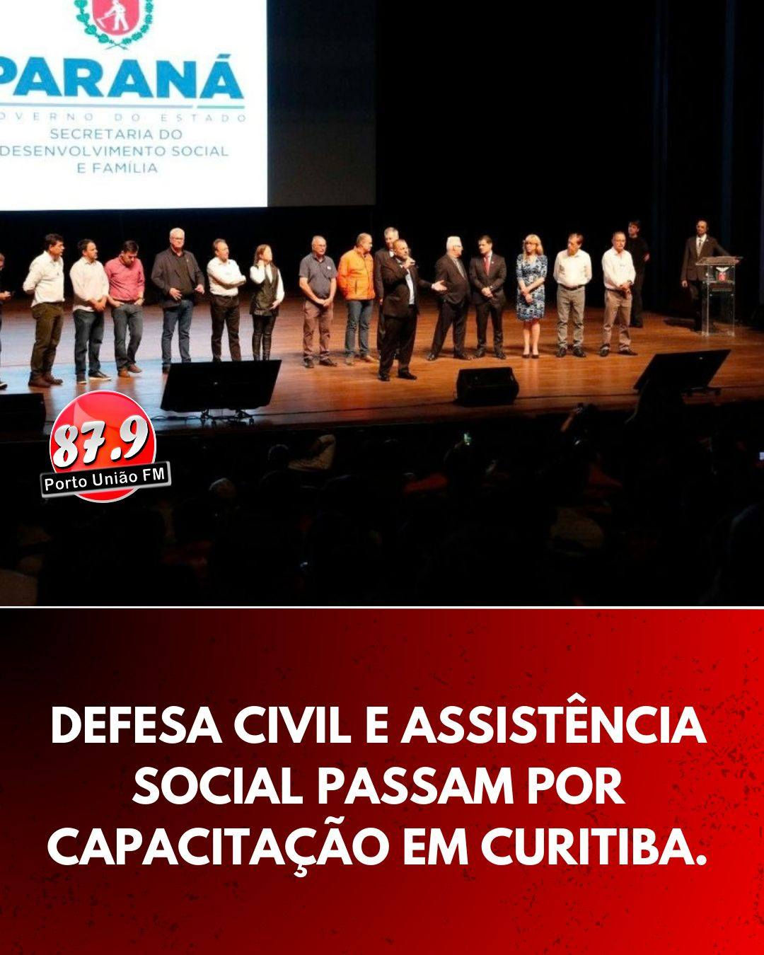 Representantes de União da Vitória participam do lançamento de curso sobre gestão de desastres