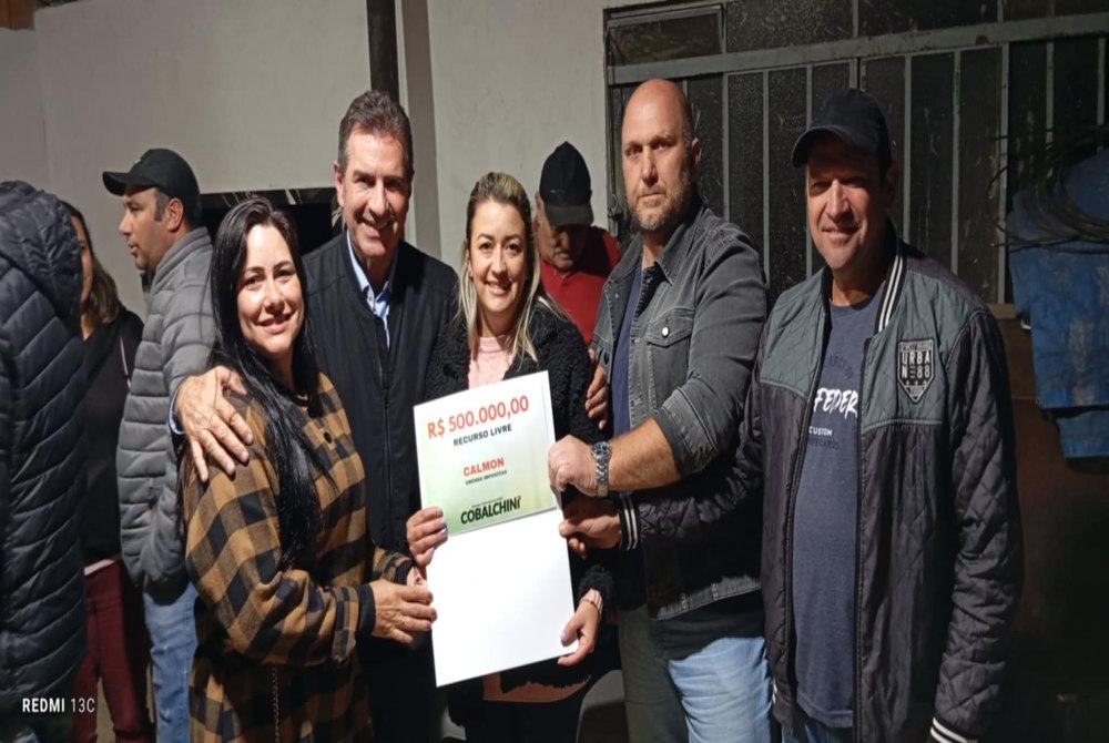 MAIS DE R$ 500 MIL: DEPUTADO VALDIR COBALCHINI DESTINA RECURSOS PARA CALMON