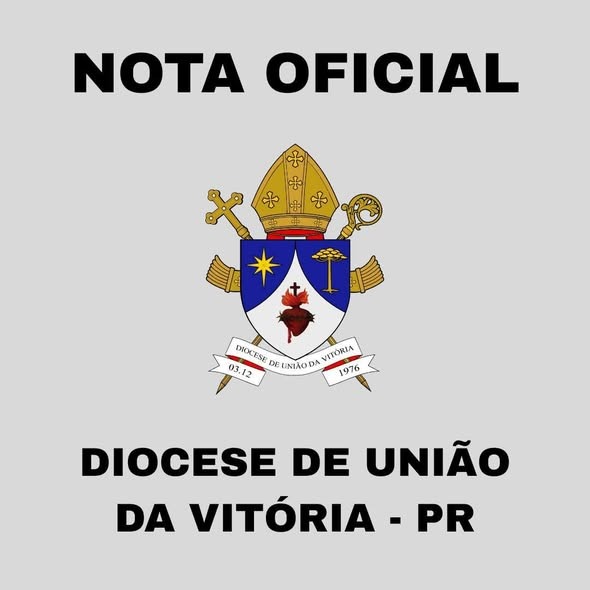 Nota oficial Diocese de União da Vitória-PR