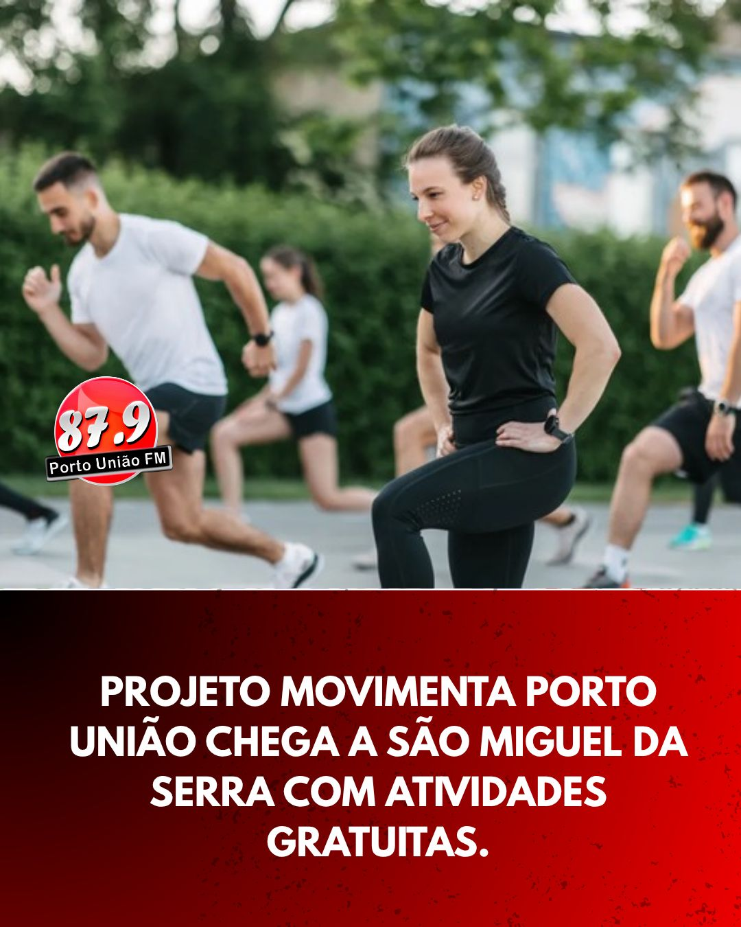 O Projeto Movimenta Porto União passará a oferecer atividades físicas gratuitas no distrito de São Miguel da Serra, em Porto União.