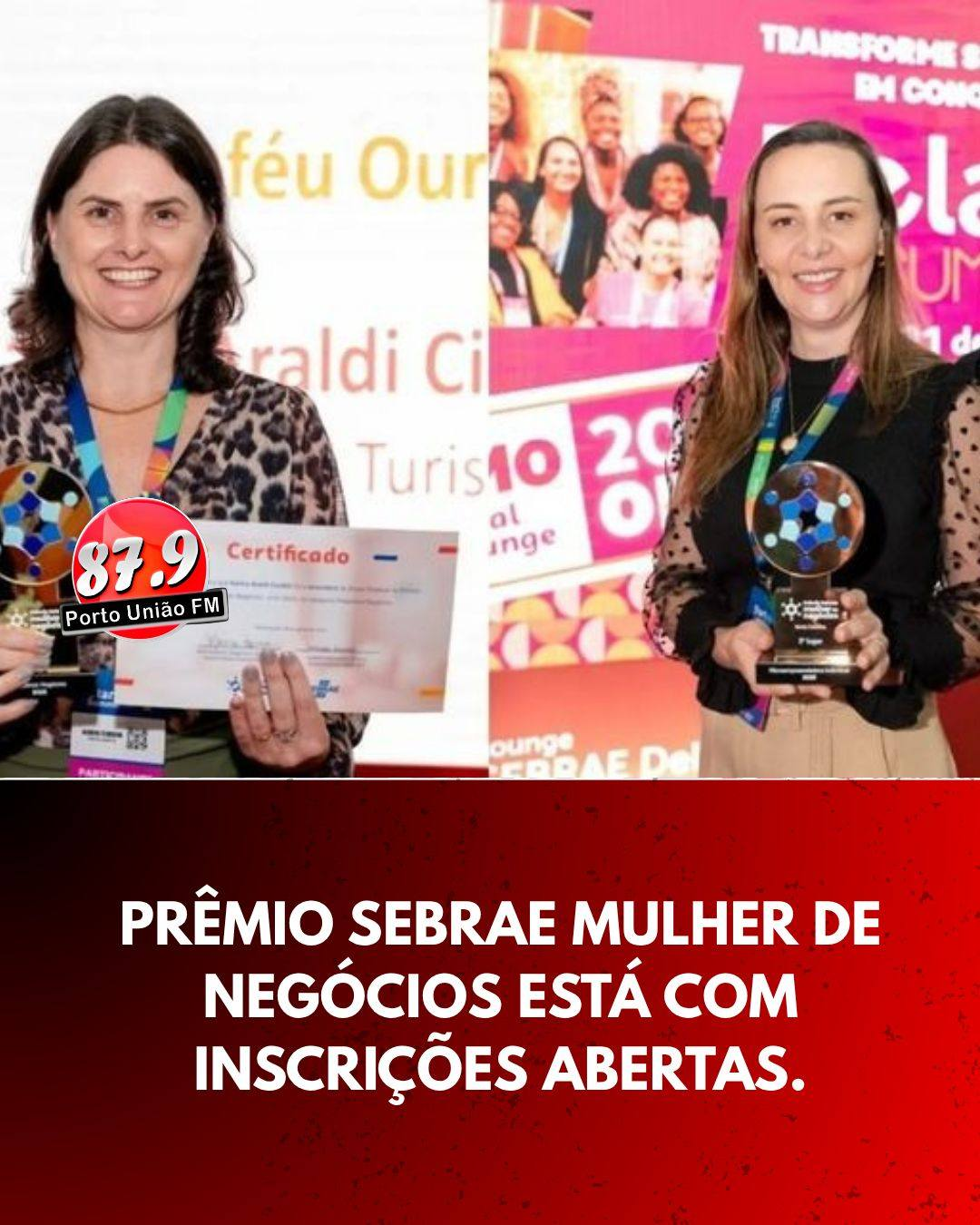 Empreendedoras catarinenses são exemplo e inspiram inscrições para o Prêmio Sebrae Mulher de Negócios 2026