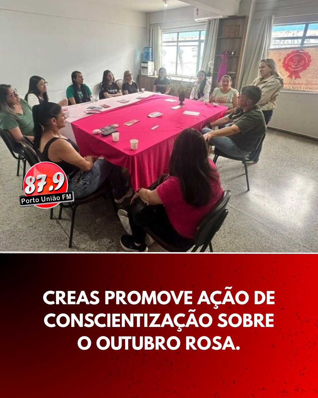 CREAS de União da Vitória promove ação em alusão ao Outubro Rosa