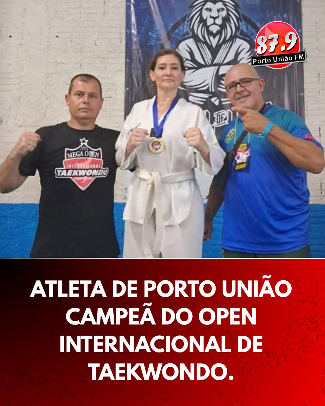 Atleta de Porto União é campeã do OPEN internacional de Taekwondo