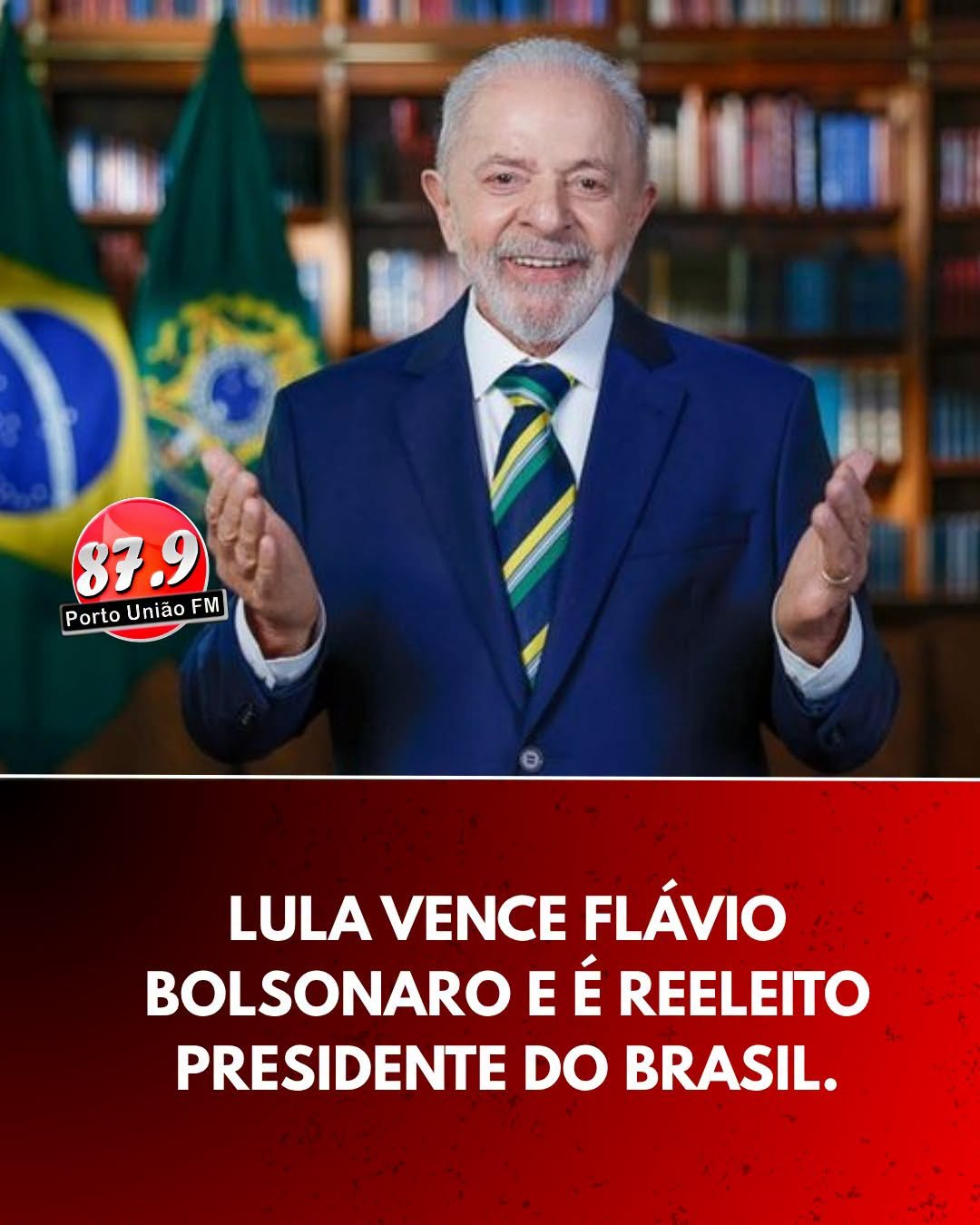 Lula é reeleito presidente do Brasil com 51,75% dos votos válidos
