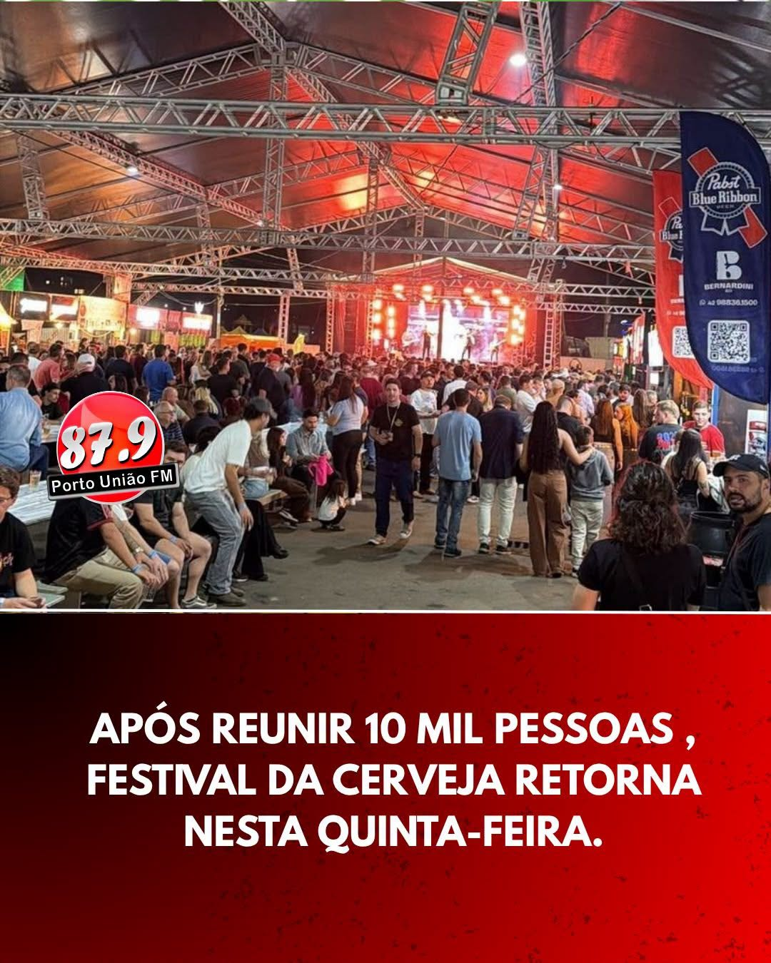 pós reunir cerca de 10 mil pessoas entre quinta-feira (30) e domingo (2), segundo a organização, o Festival da Cerveja das Gêmeas do Iguaçu retorna nesta quinta-feira (6) para a segunda e última etapa da programação