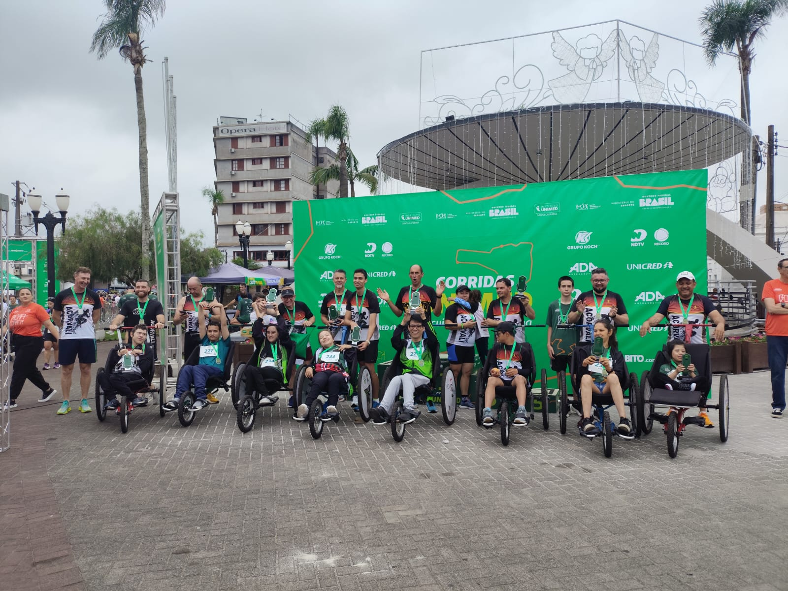 Etapa de Porto União do Circuito Unimed de corridas de rua