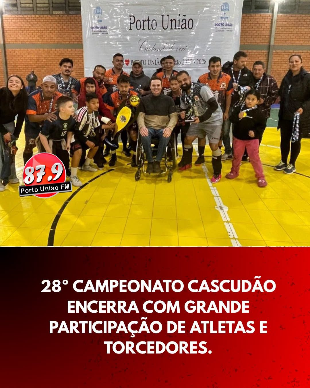 28º Cascudão Municipal de Futsal chega ao fim com ginásio lotado e títulos de Velha Guarda e Santa Rosa