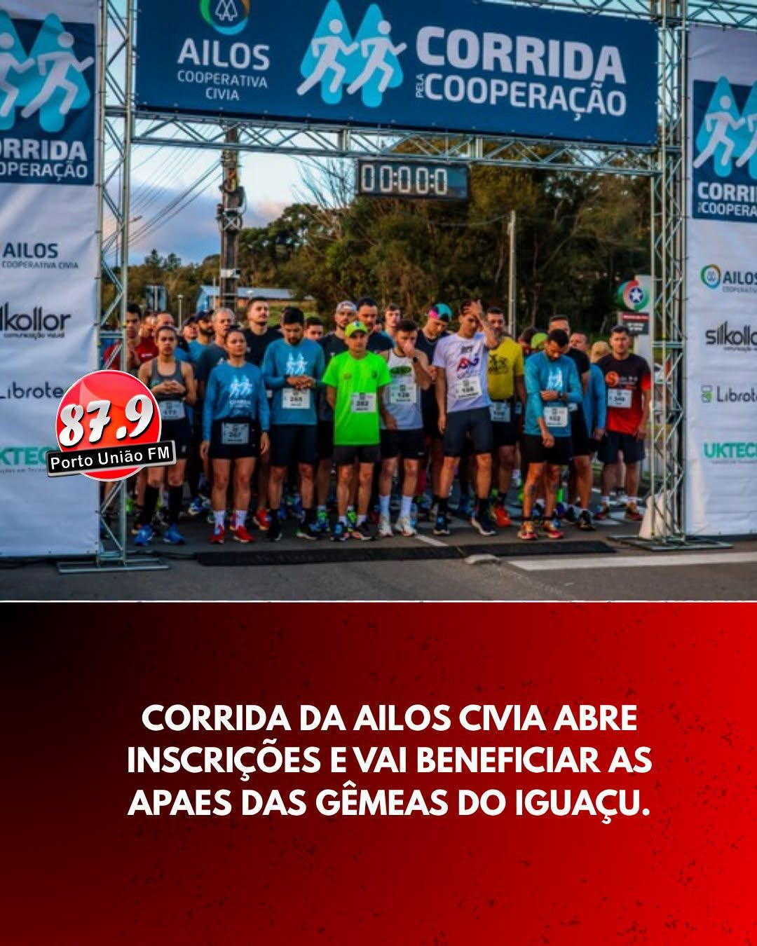 União da Vitória recebe Corrida Ailos Civia pela Cooperação no dia 30 de agosto