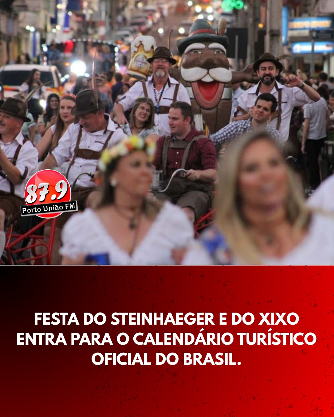 Festa Nacional do Steinhaeger e do Xixo passa a integrar o Calendário Turístico Oficial do Brasil