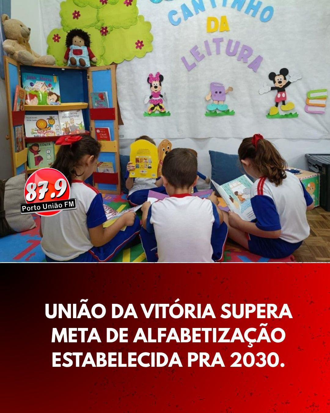 A educação de União da Vitória alcançou um resultado histórico ao superar, com cinco anos de antecedência, a meta de alfabetização prevista para 2030.