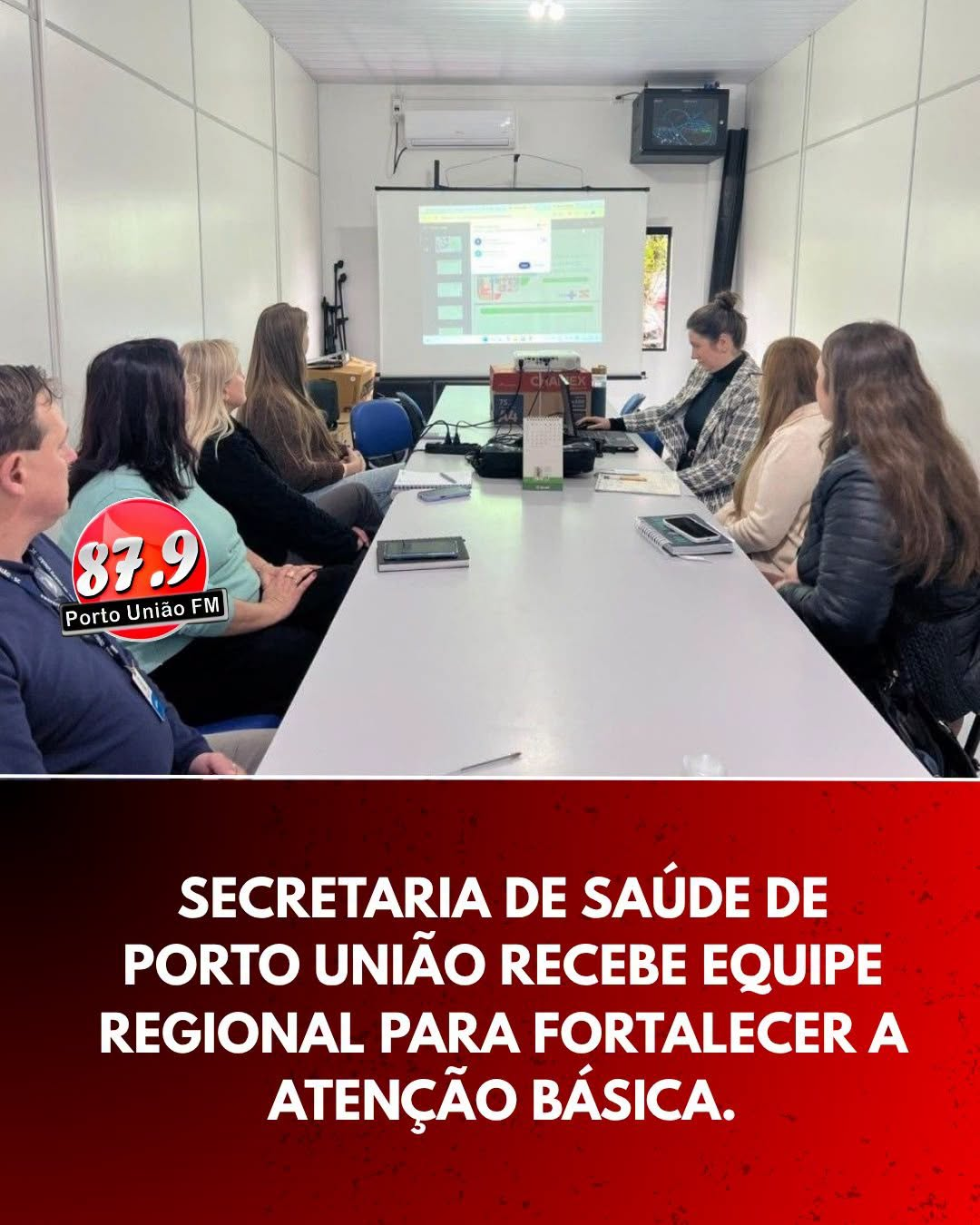 Secretaria de Saúde de Porto União recebe equipe regional para avaliação da Atenção Primária