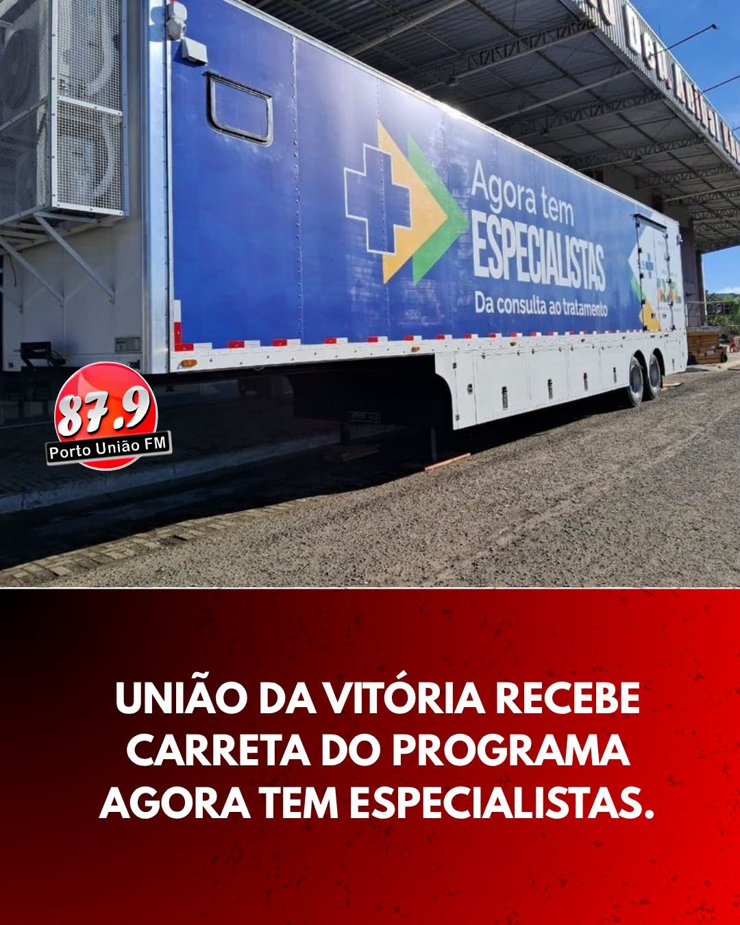 Carreta de tomografia começa atendimentos e deve realizar cerca de 60 exames por dia em União da Vitória