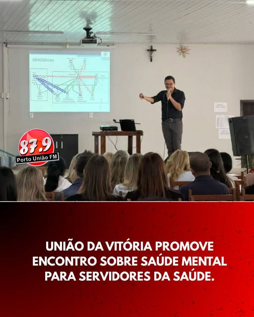 União da Vitória fortalece atendimento em saúde mental com capacitação para profissionais