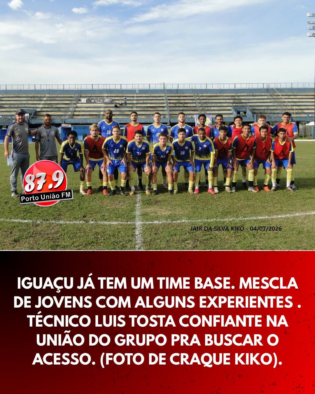 O Iguaçu já começa a ganhar forma para a disputa da temporada.